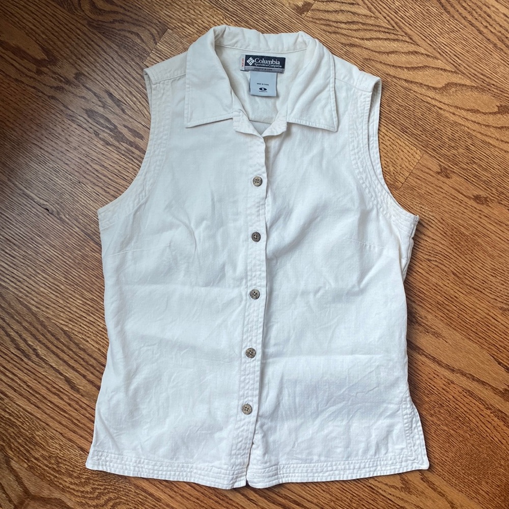 Columbia XCO Sleeveless Silk Blend Top